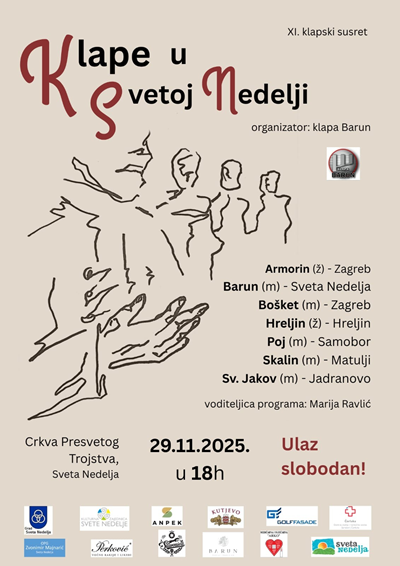 XI. klapski susret "Klape u Svetoj Nedelji" - Klape u Sv. Nedelji